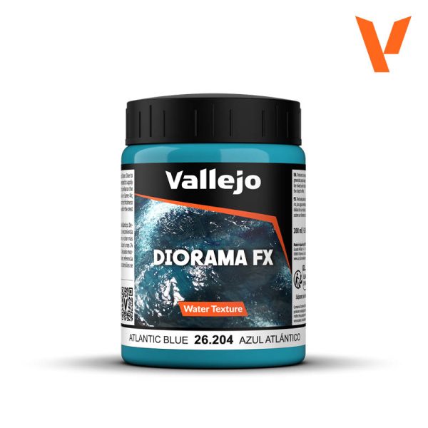 Vallejo - Diorama FX: Atlantic Blue Water Texture Paint 200ml