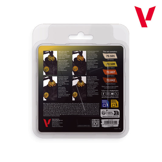 Vallejo: Game Color Non Metallic Metal (NMM) Gold Paint Set