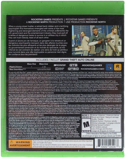 Grand Theft Auto V (Xbox One)