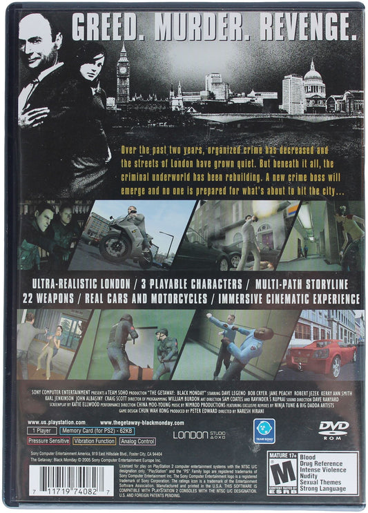 The Getaway: Black Monday