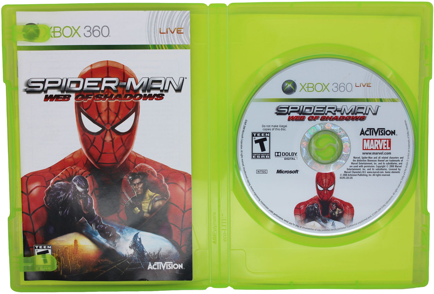 Spider-Man: Web Of Shadows (Xbox 360)