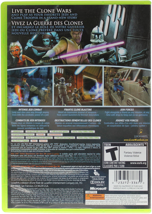 Star Wars: The Clone Wars Republic Heroes (Xbox360)