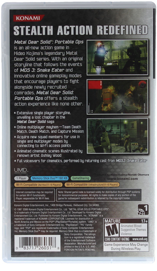 Metal Gear Solid: Portable Ops