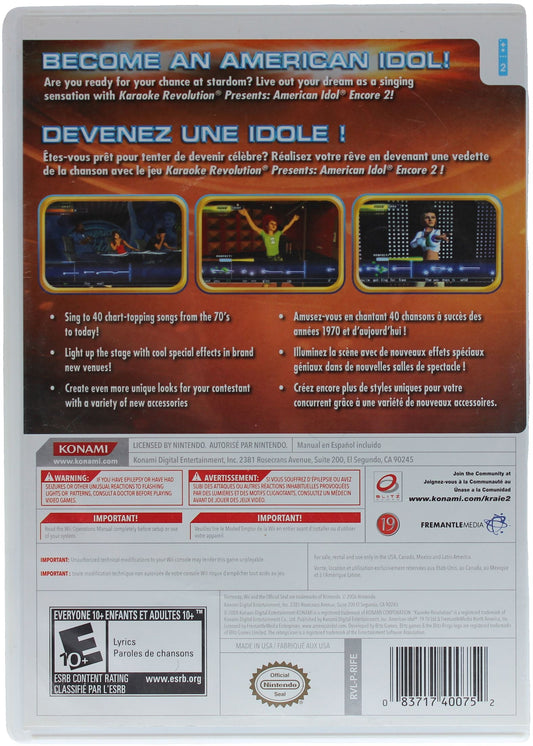 Karaoke Revolution: American Idol Encore 2