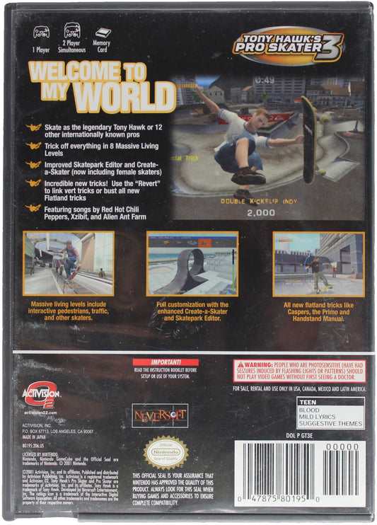 Tony Hawk's Pro Skater 3