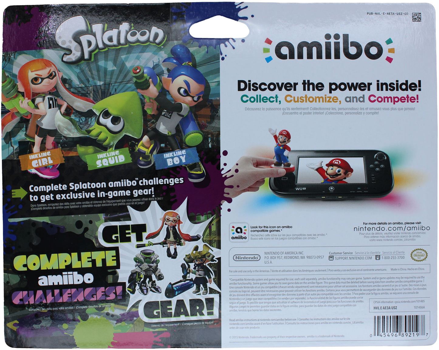 Splatoon Inking Girl/Squid/Boy (amiibo)