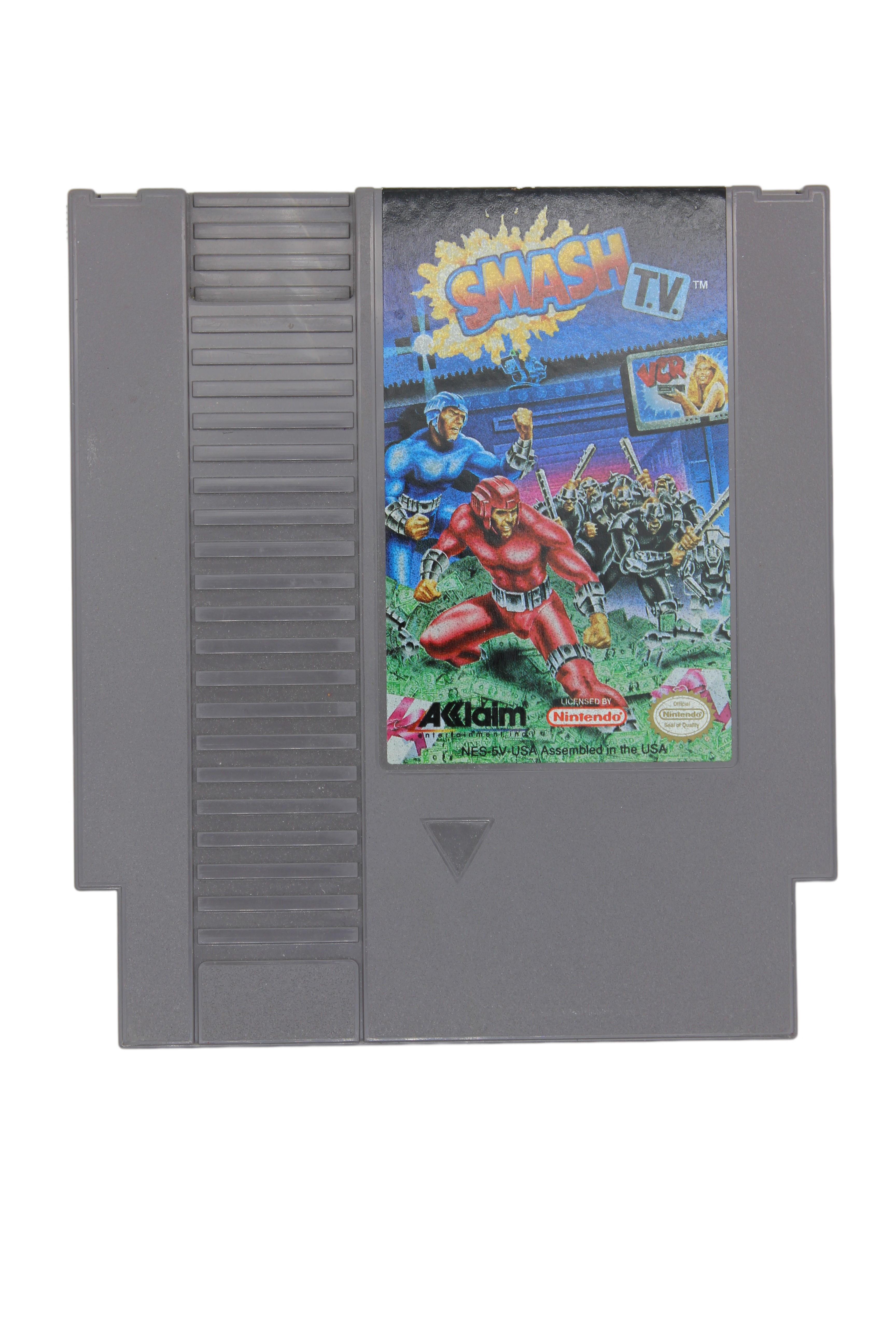 Smash T.V. Nintendo NES Original Game Cartridge hotsell