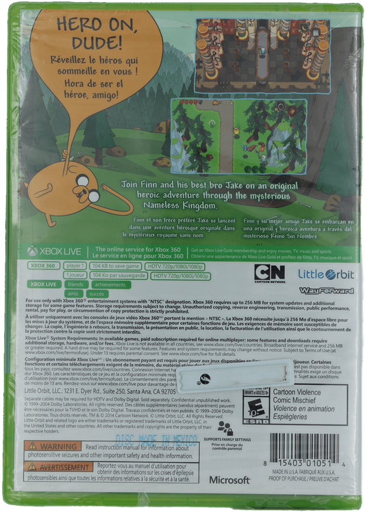 Adventure Time: The Secret Of The Nameless Kingdom - Sealed