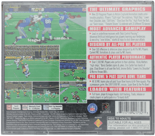 NFL Gameday 98