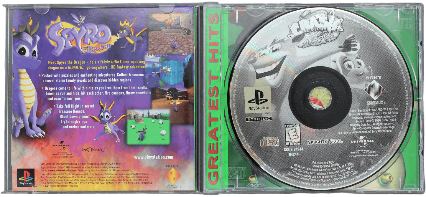 Crash Bandicoot: Warped [Greatest Hits]