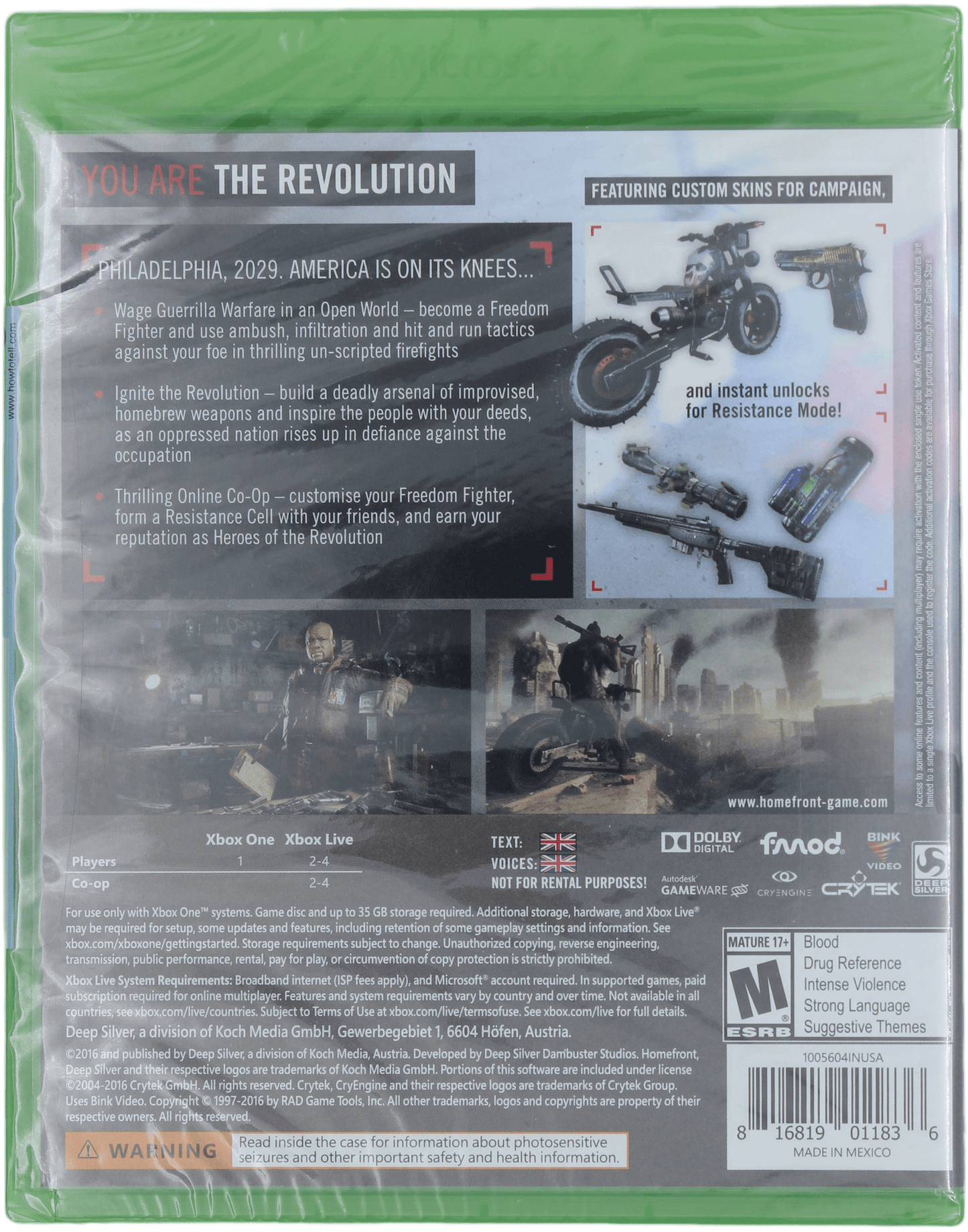 Homefront: The Revolution - Sealed