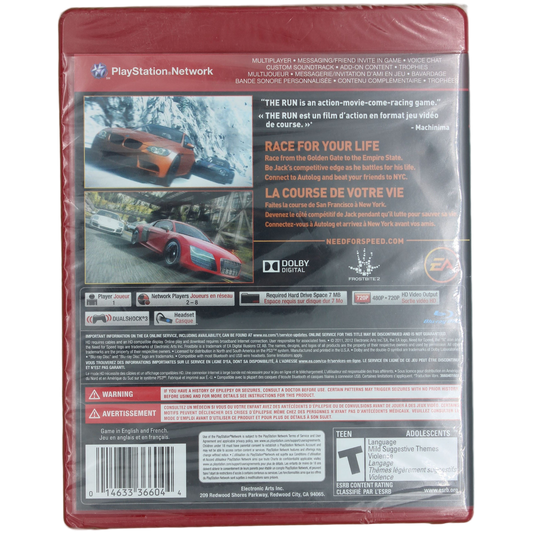 Need For Speed: The Run (PS3)