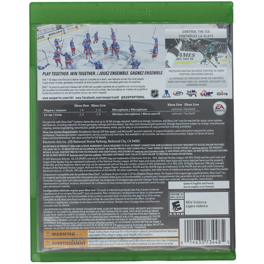 NHL 16 (XboxOne)