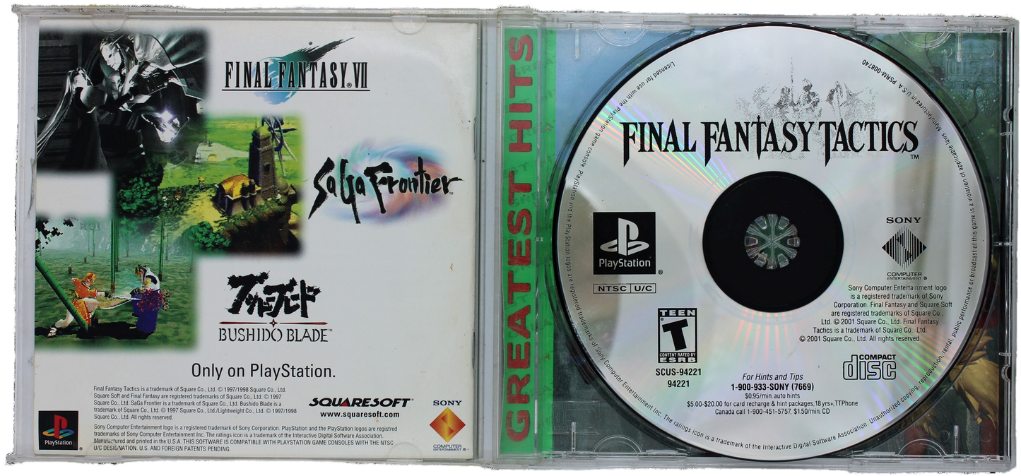 Final Fantasy Tactics [Greatest Hits] (PS1)