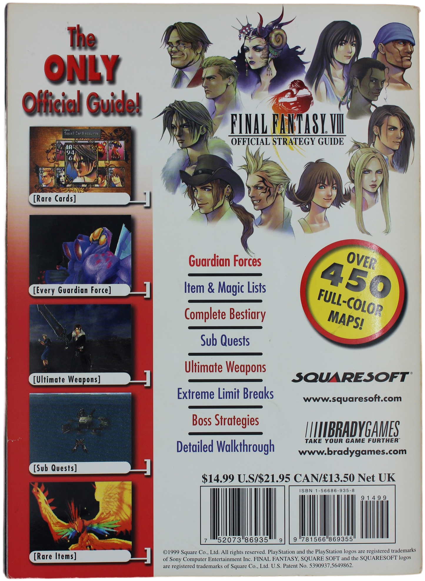 Final Fantasy VIII: Official Strategy Guide (PS)