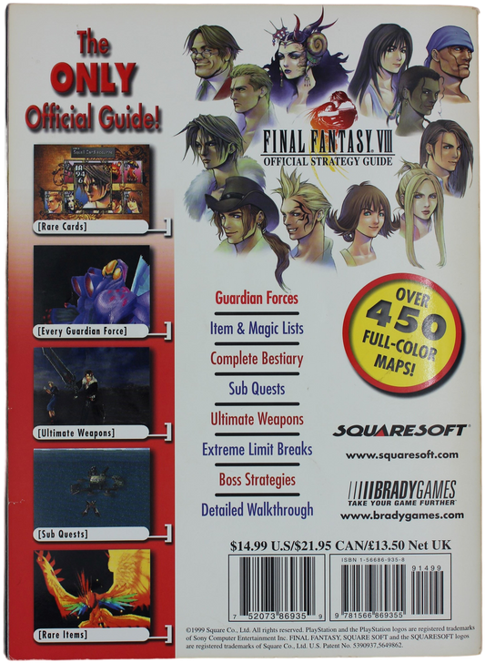 Final Fantasy VIII: Official Strategy Guide (PS)