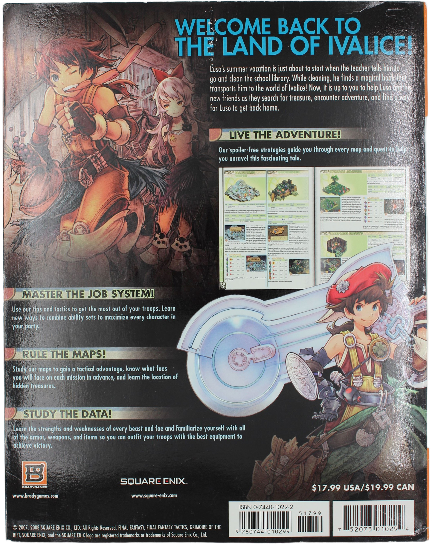 Final Fantasy Tactics A2: Grimoire Of The Rift: Official Strategy Guide (DS)