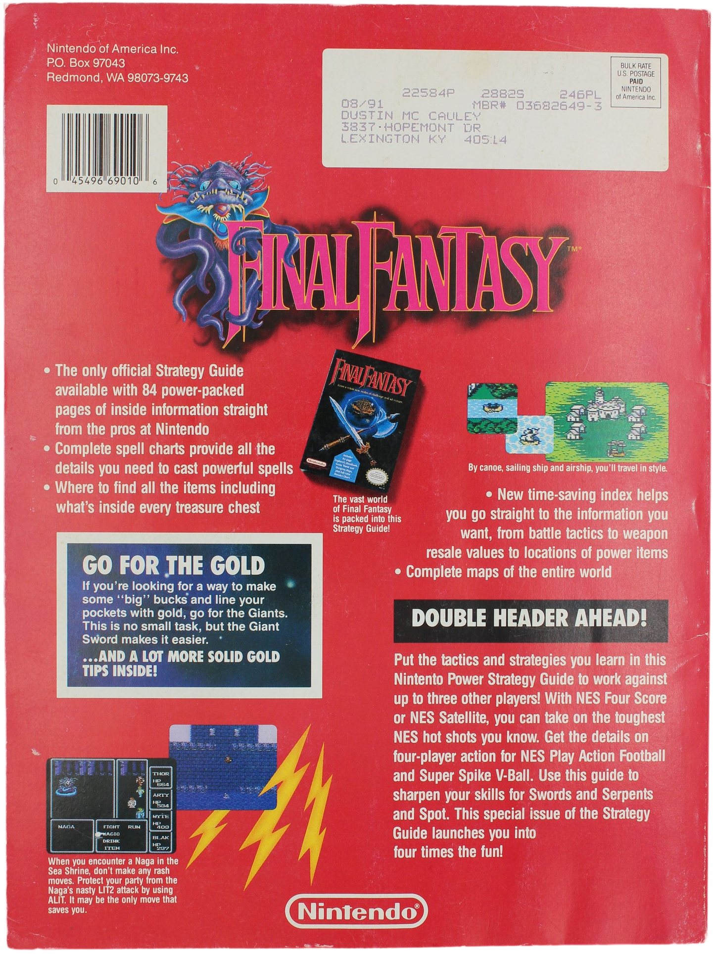 Final Fantasy: Official Strategy Guide (NES)