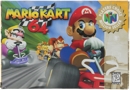 Mario Kart 64 [Player's Choice] + Box / Manual / Clear Case