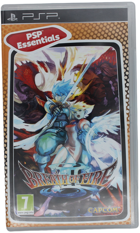 Breath Of Fire III [PSP Essentials] - Case + Manual Only