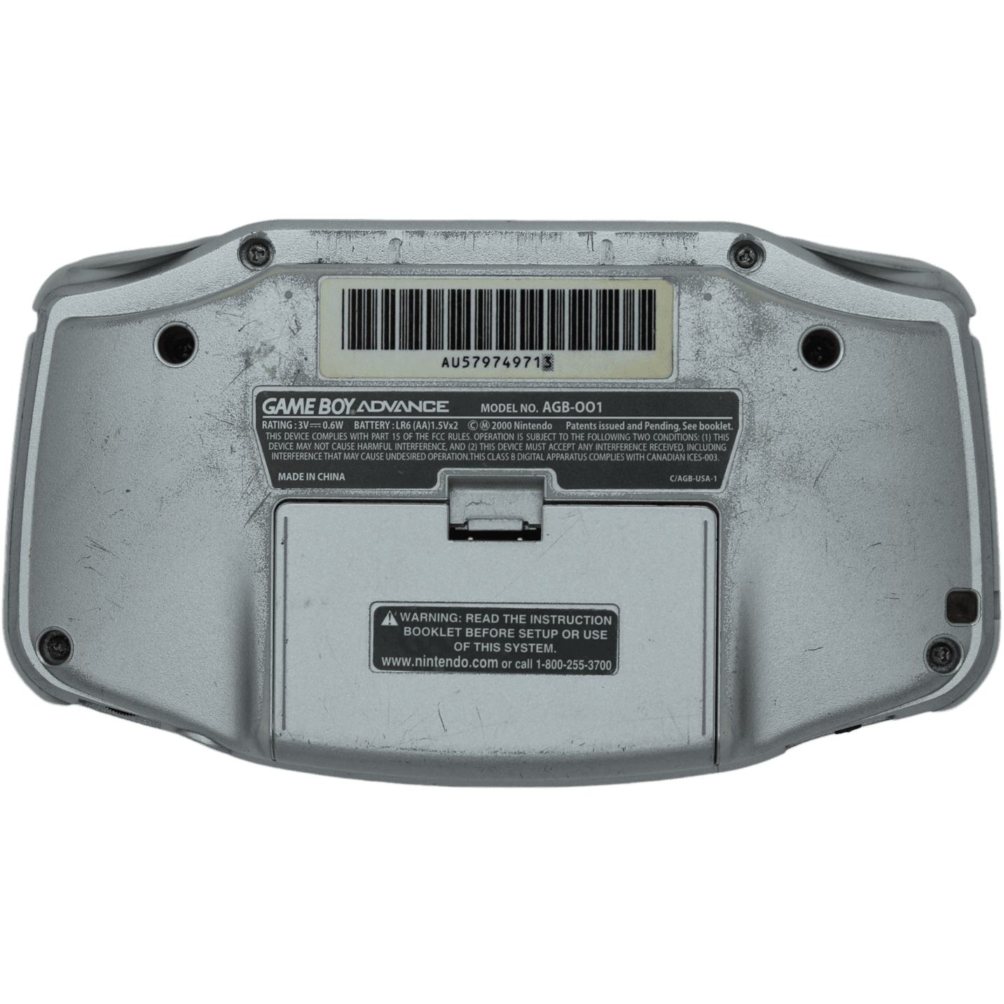 Game Boy Advance Silver