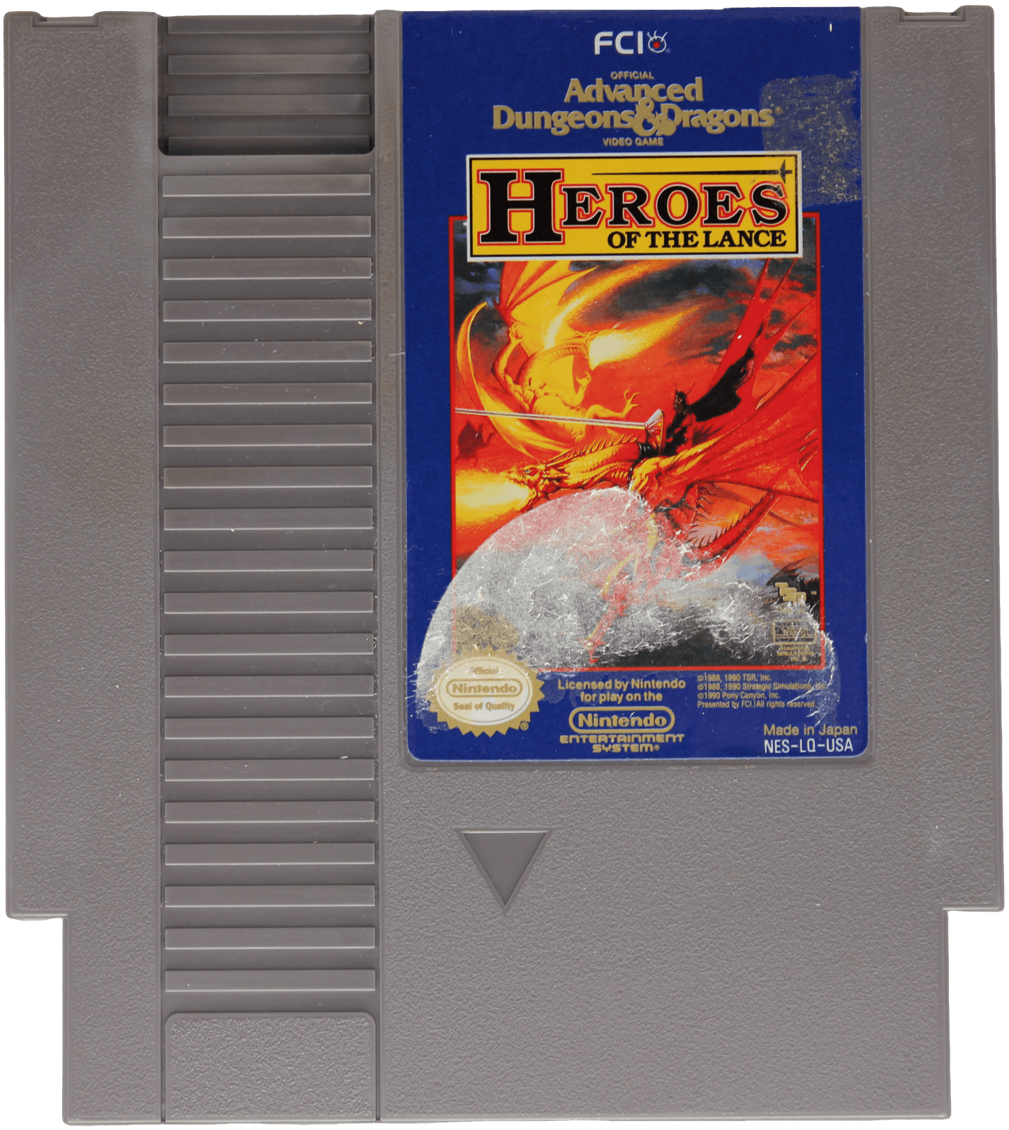 Official Advanced Dungeons & Dragons Video Game: Heroes Of The Lance (NES)