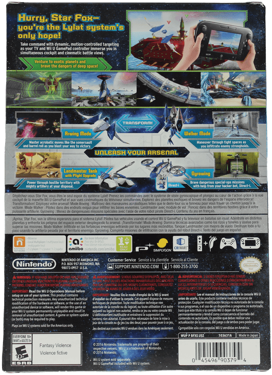 Star Fox: Zero - Sealed