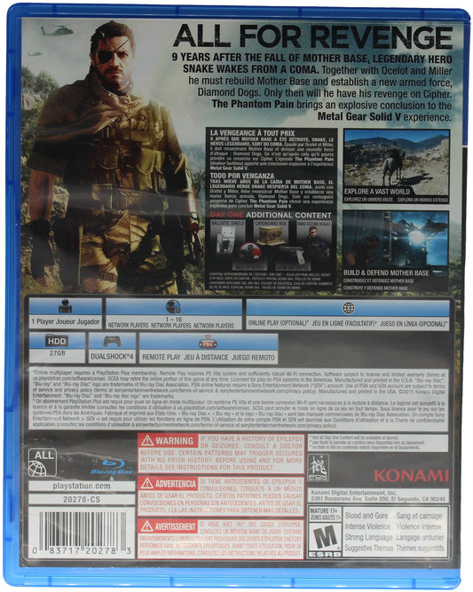 Metal Gear Solid V: The Phantom Pain (PS4)