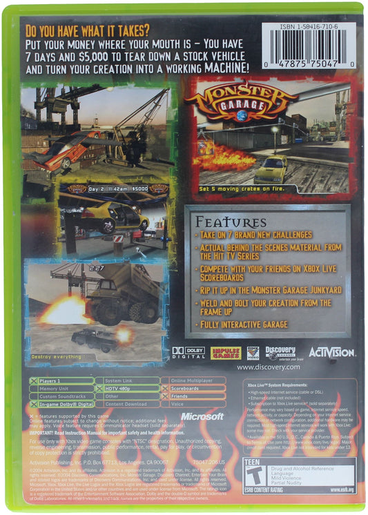 Monster Garage (Xbox)