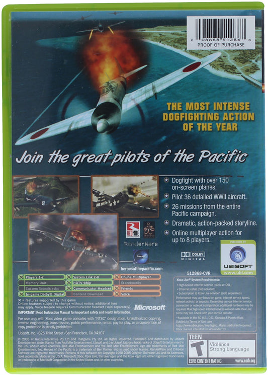 Heroes Of The Pacific (Xbox)
