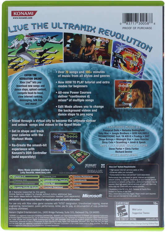 Dance Dance Revolution: Ultramix 4 (Xbox)