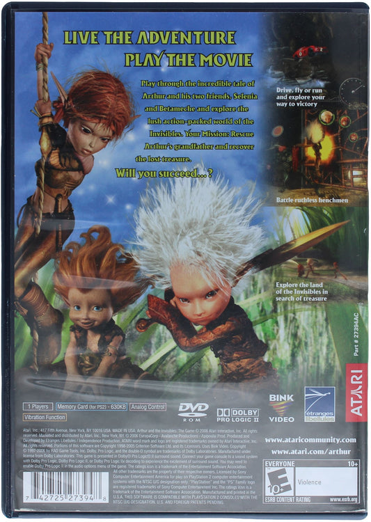 Arthur And The Invisibles: The Game (PS2)