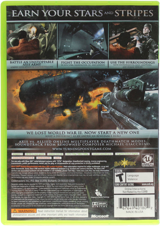 Turning Point: Fall of Liberty (Xbox 360)