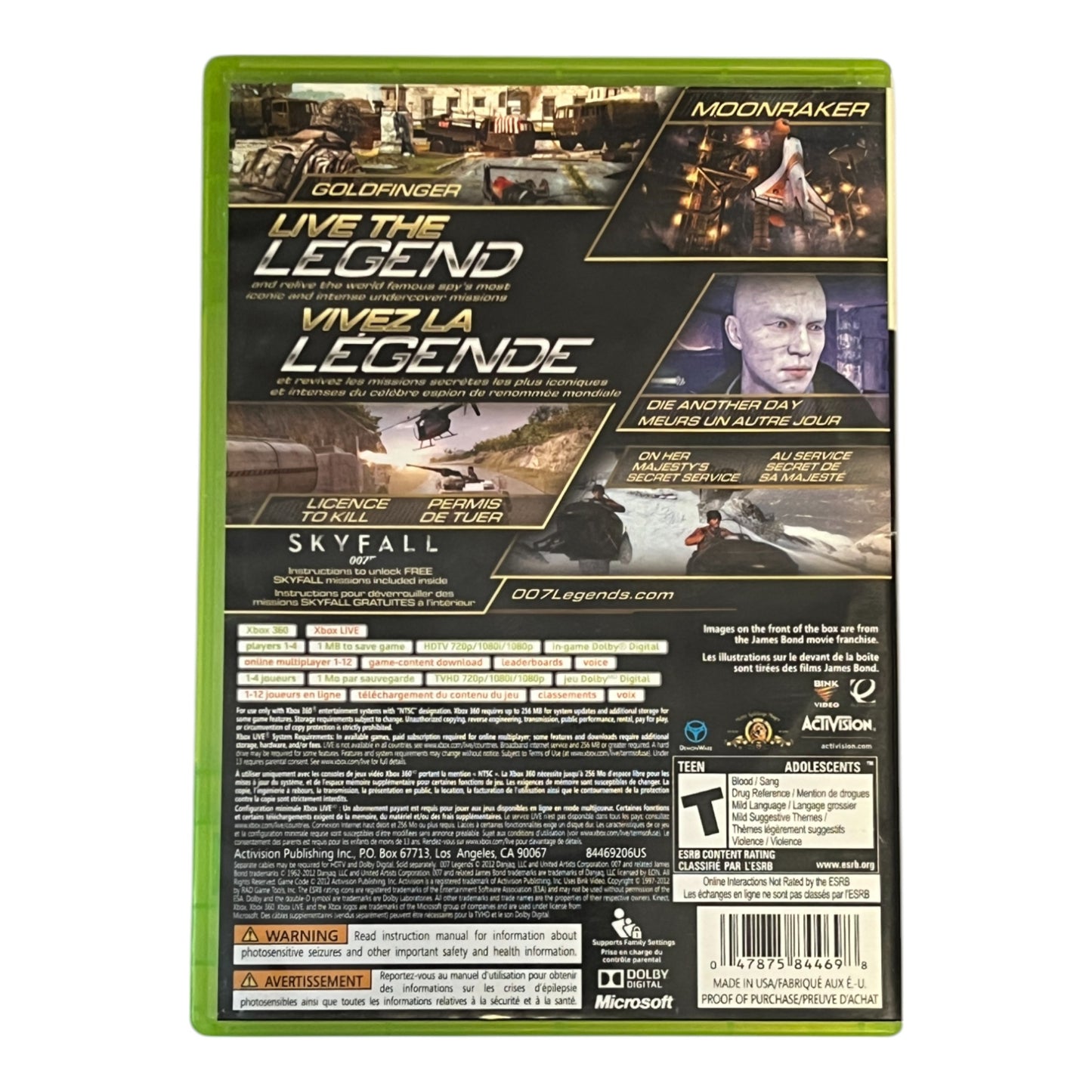 007 Legends (Xbox360)