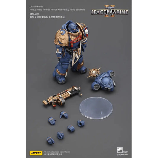 JOYTOY - Ultramarines Heavy Relic Primus Armor with Heavy Relic Bolt Rifle (PRE-ORDER RELEASES MAR)