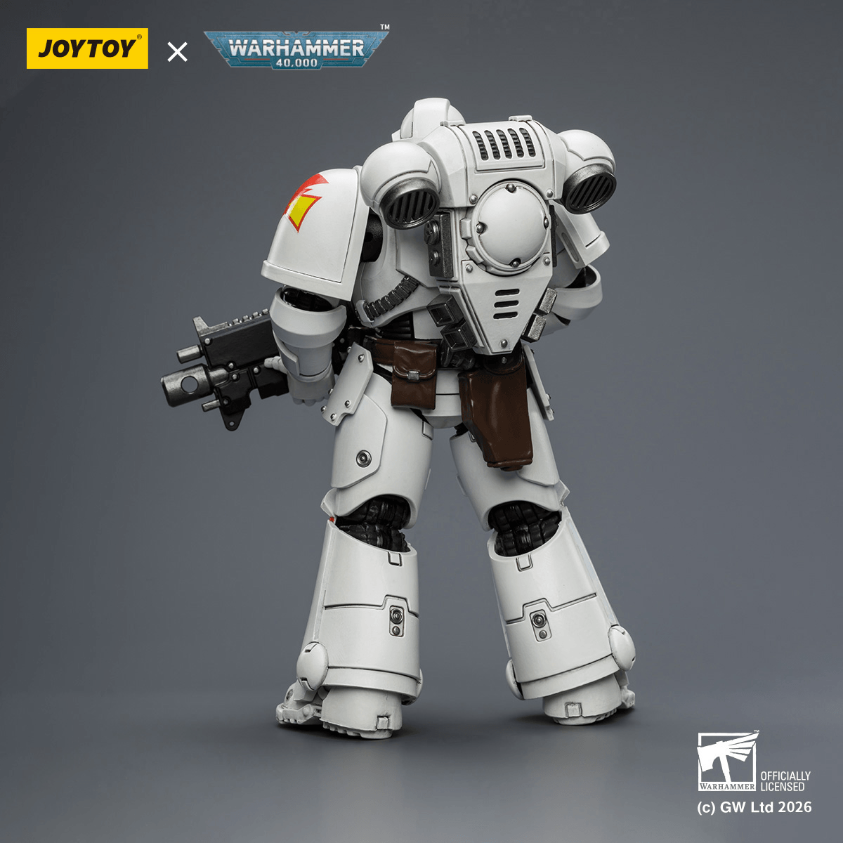 JOYTOY - White Scars Intercessor with Bolt Rifle, Bolt Pistol and Chainsword