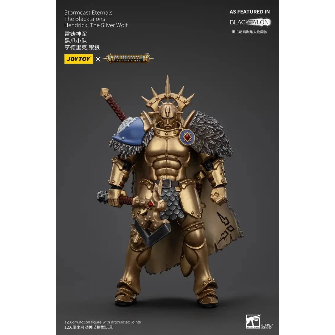 JOYTOY - Stormcast Eternals The Blacktalons Hendrick, The Silver Wolf