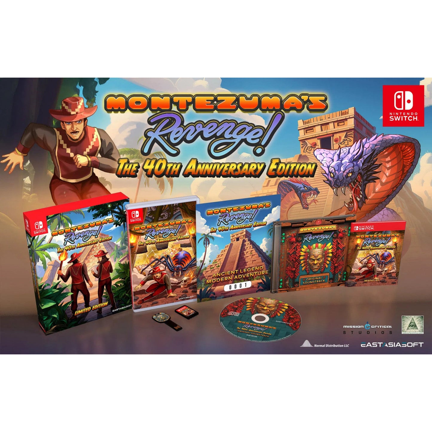 Montezuma's Revenge [The 40th Anniversary Edition] [Limited Edition] [Play Exclusive] (Switch)