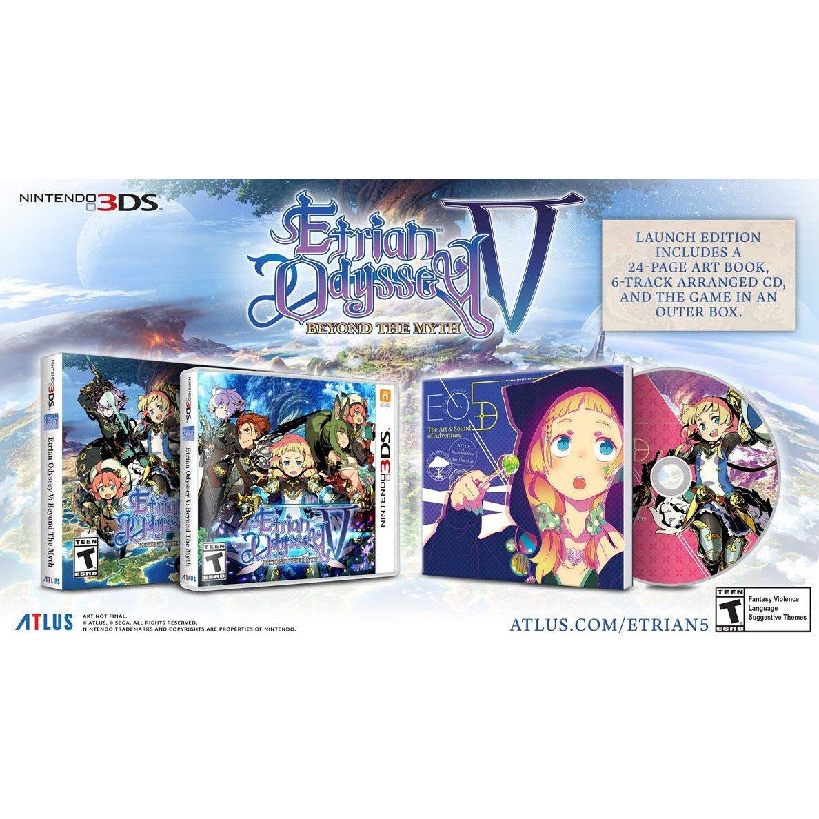 Etrian Odyssey V: Beyond The Myth [Launch Edition] (3DS)