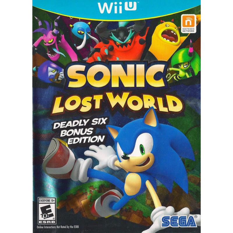 Sonic Lost World Deadly Six Bonus Edition (WiiU)