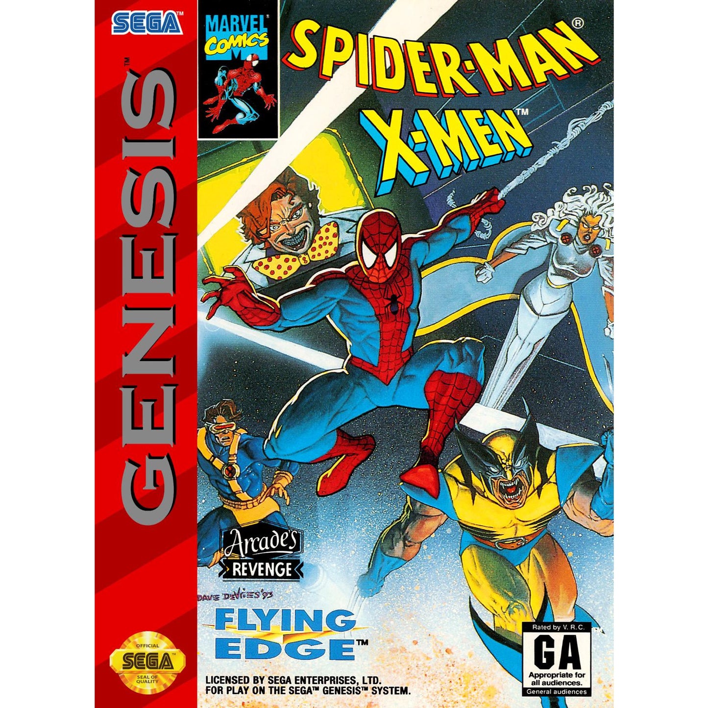 Spider-Man X-Men Arcade's Revenge (Genesis)