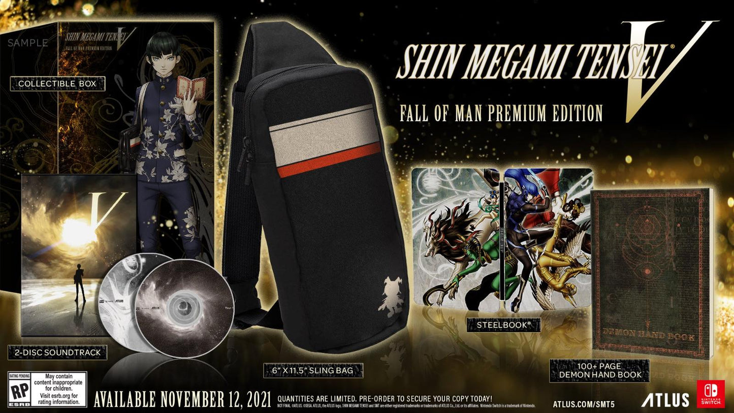 Shin Megami Tensei V [Fall of Man Premium Edition] (Switch)