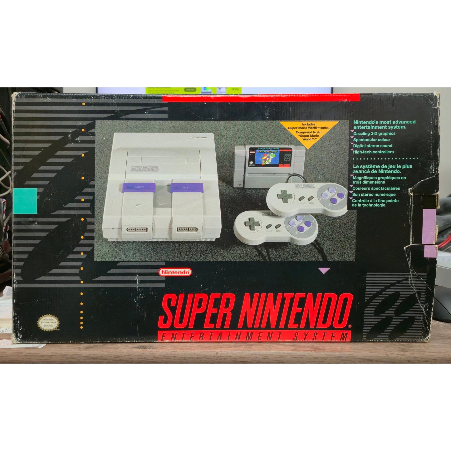 Super Nintendo Entertainment System (SNES) 2 Player Super Mario World Bundle