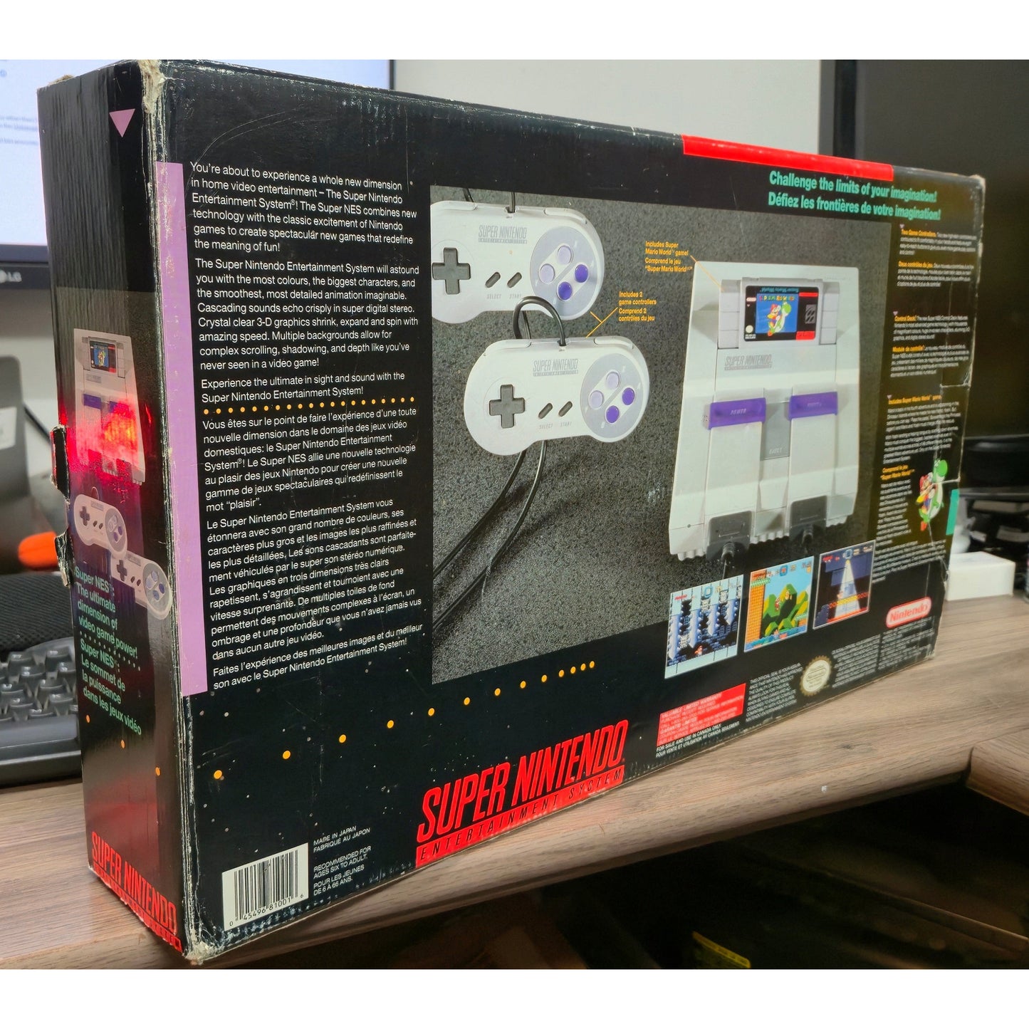 Super Nintendo Entertainment System (SNES) 2 Player Super Mario World Bundle