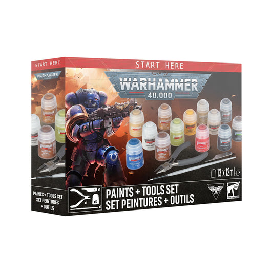 Warhammer 40,000: Paints + Tools (2026) (PRE-ORDER RELEASES JULY 25TH)
