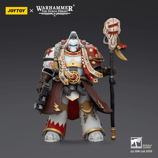 JOYTOY - White Scars Stormseer Consul with Force Staff and Bolt Pistol