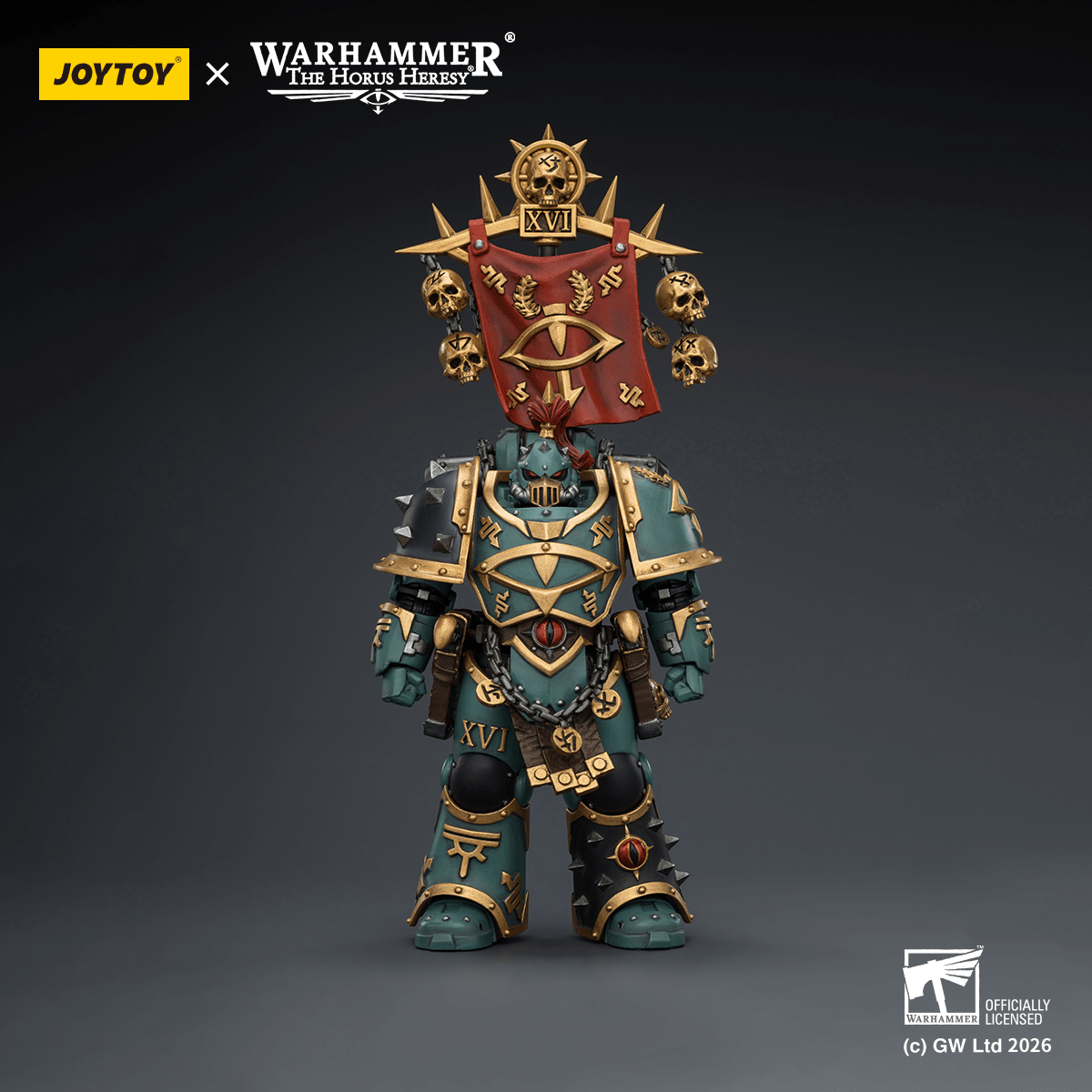 JOYTOY - Sons of Horus Vheren Ashurhaddon Master of the True Sons, with the Axe Serpentis