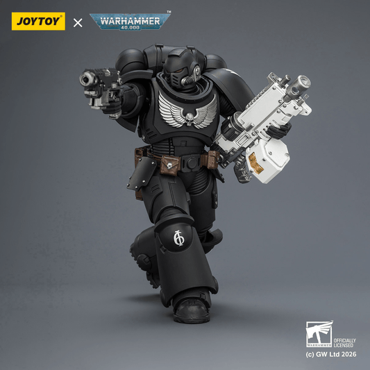 JOYTOY - Iron Hands Intercessor with Bolt Rifle, Bolt Pistol and Chainsword