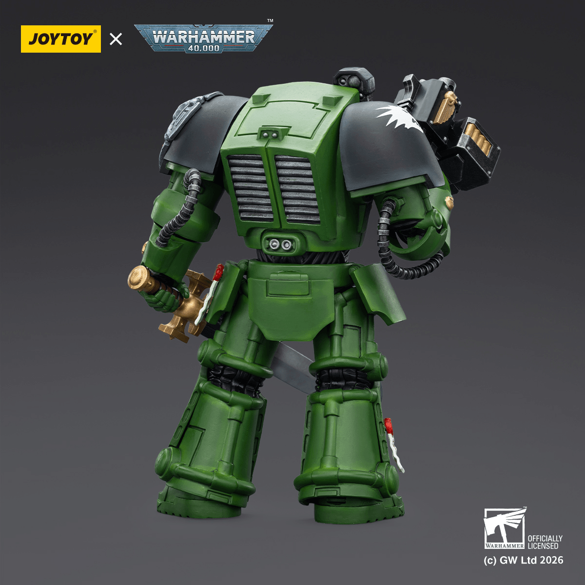 JOYTOY - Salamanders Terminator 1 with Power Sword and Storm Bolter