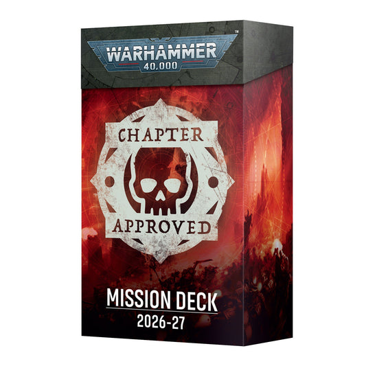 Warhammer 40,000 - Chapter Approved Mission Deck 2026-2027 (English) (PRE-ORDER RELEASES JUNE 27TH)